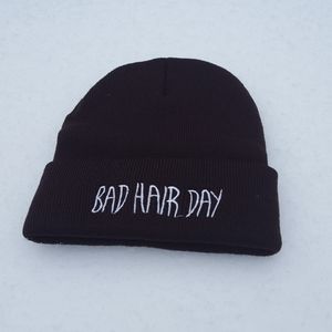 NWT unisex "Bad Hair Day " black hat